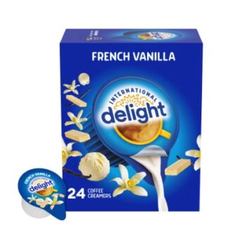International Delight Coffee Creamer Singles, French Vanilla