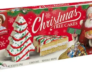 Little Debbie Christmas Tree Cakes Vanilla