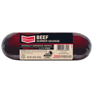 Klement's Summer Sausages -Beef 10 oz